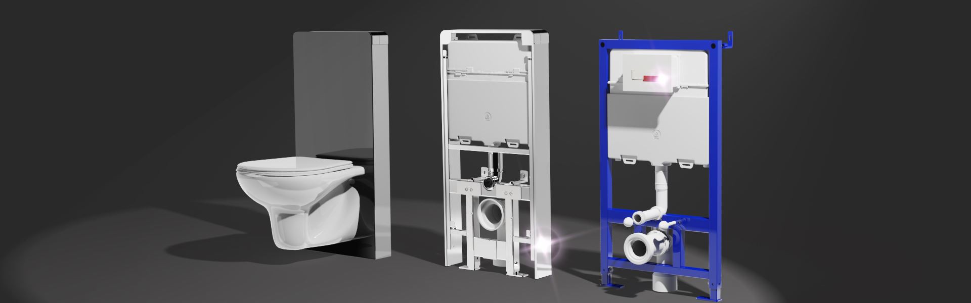 wall hanging toilet cistern