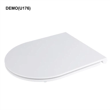 U-vormige toiletbril met deksel