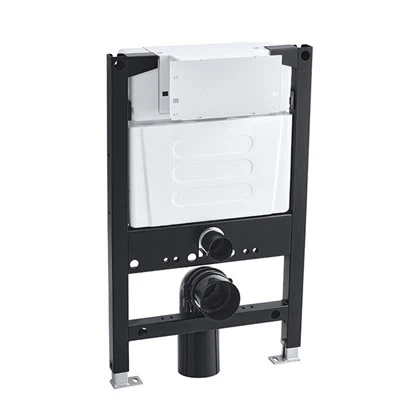 Verborgen stortbak met spoelplaat