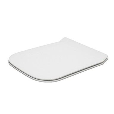 Vierkante slanke toiletbril