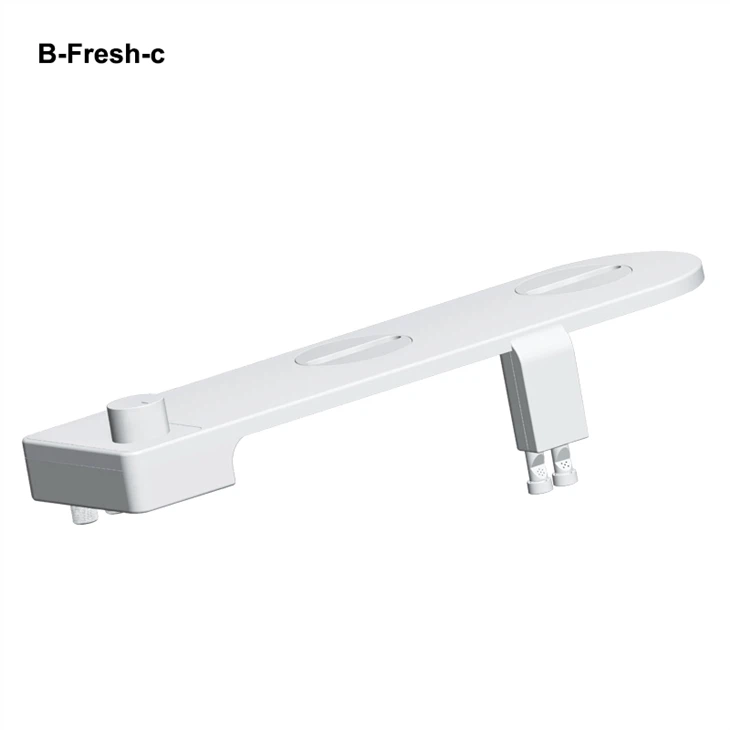 Bidet voor toilet uit één stuk