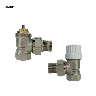 Schuine thermostatische radiatorkraan