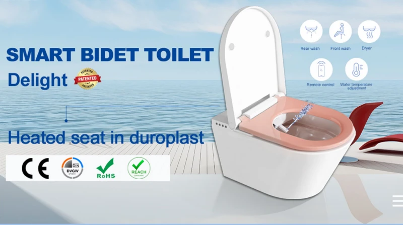 Compact smart toilet Compact smart toilet