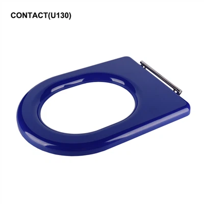 Marineblauwe toiletbril